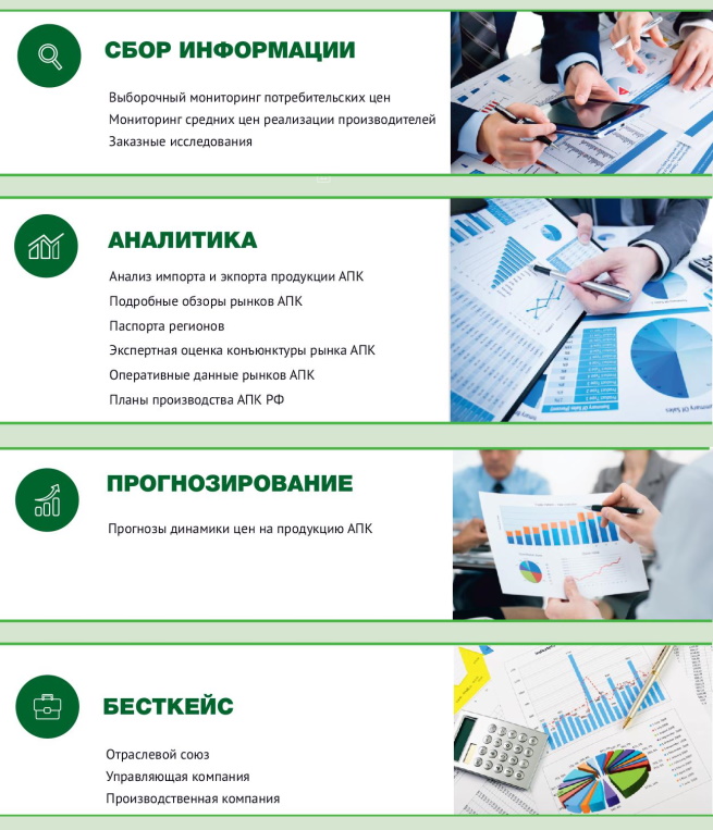 Наши услуги: сбор информации, аналитика, прогнозирование